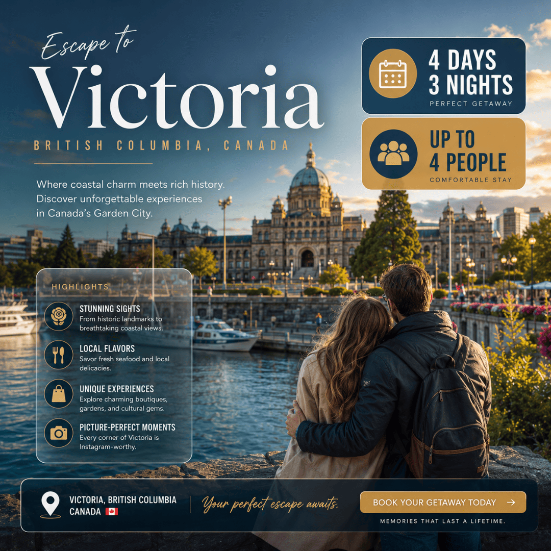 Oak Bay Beach Hotel — 4D/3N Victoria